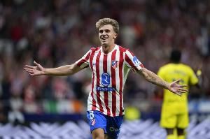 很稳！马竞队史首次连续14场西甲率先破门，取得9胜4平1负